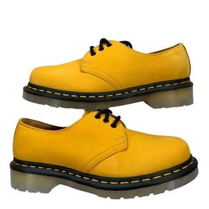 Dr. Martens 1461 Iced II Yellow Buttersoft Leather Oxford Shoes Sz WMS 5 Mens 4